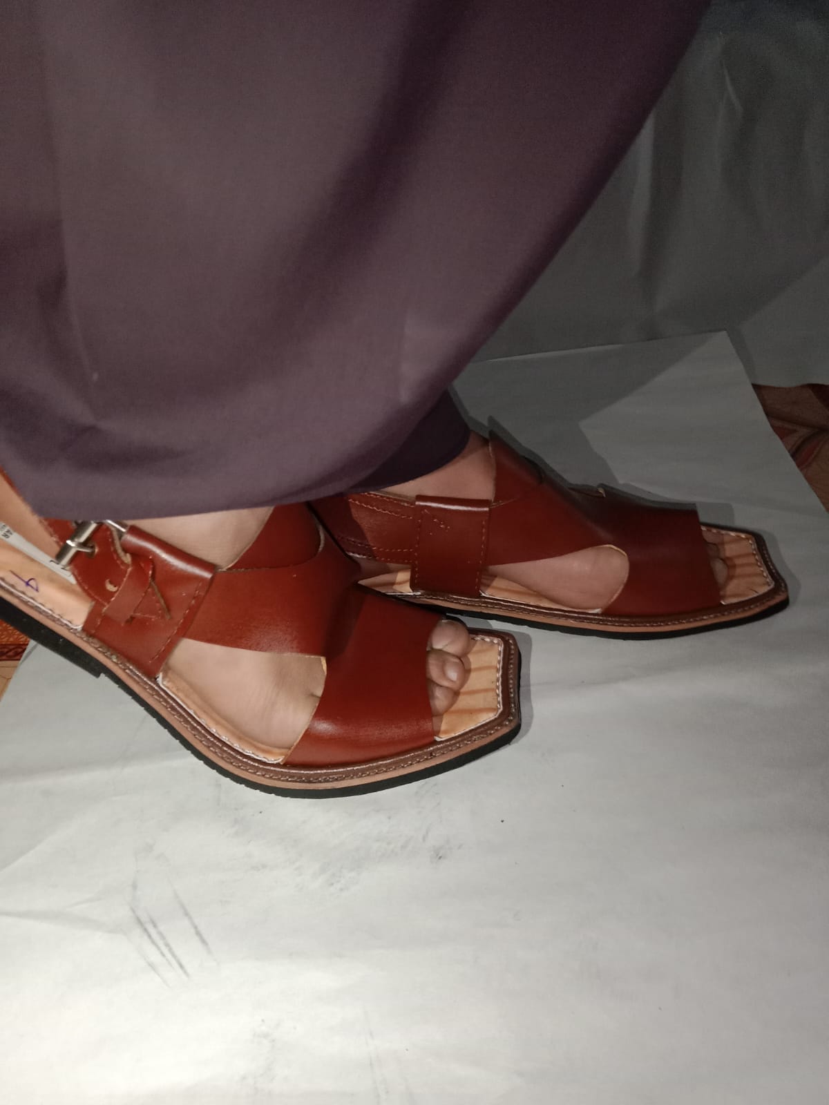 Kohati Chappal– Gents –Red colour Handmade  with premium leathe